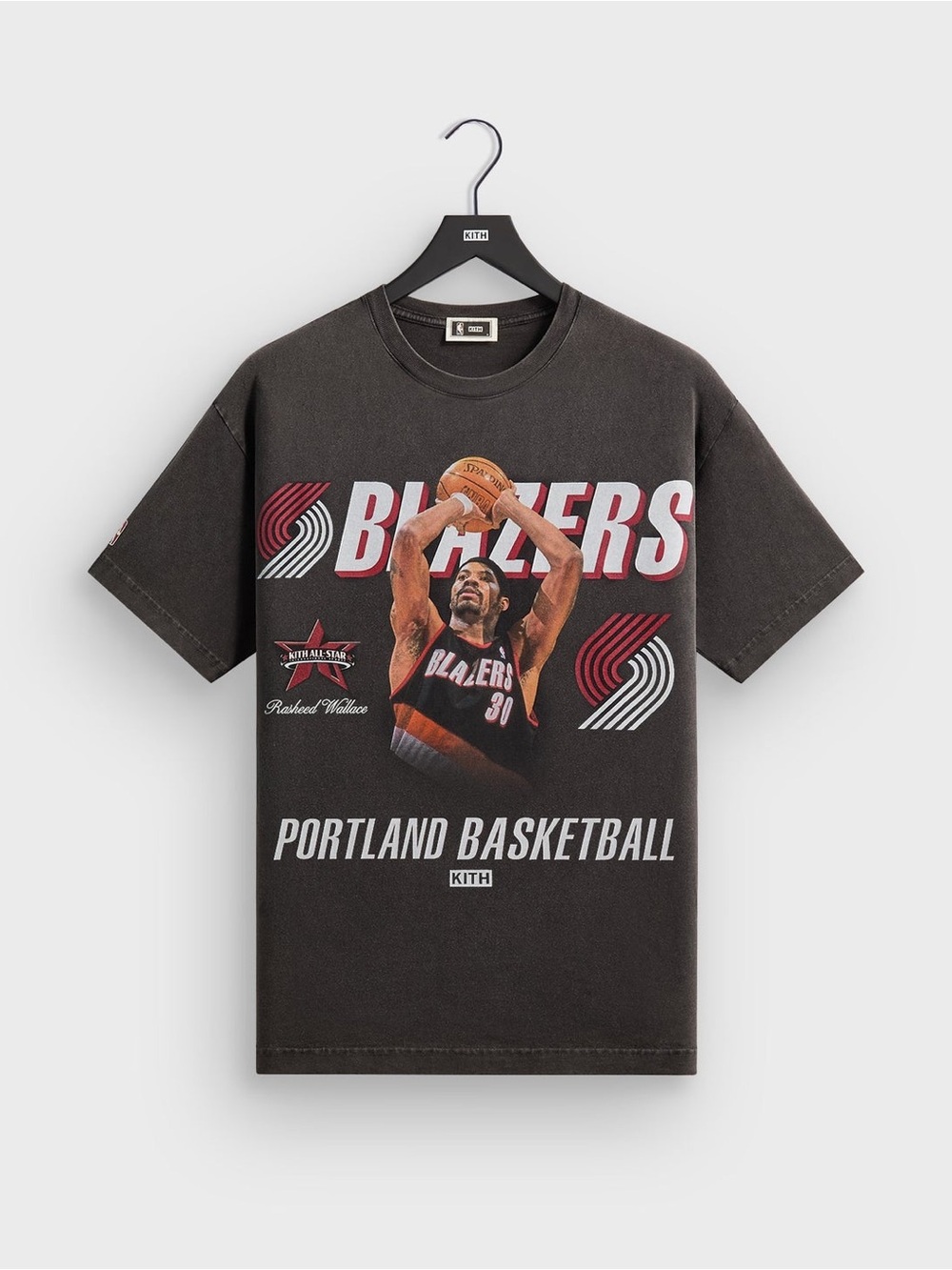 Kith for NBA All-Star Portland Trail Blazers Rasheed Wallace Vintage Tee Size XL